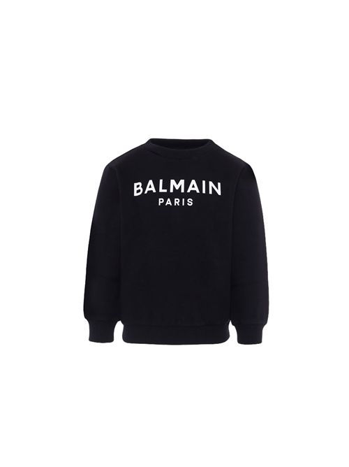 Felpa, unisex, logata. BALMAIN | BX4P10 Z3183930BC